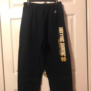 Champion Notre Dame sweatpants